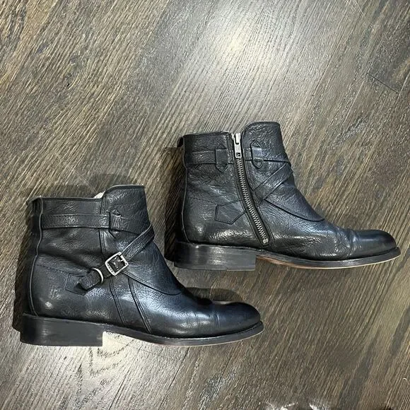 Frye | Shoes | Frye Jayden Boots Womens B Black Cross Strap  display picture 1